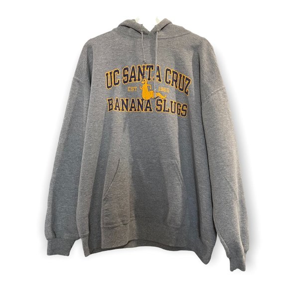Jerzees Other - UC Santa Cruz Banana Slugs Hoodie Grey 2XL
